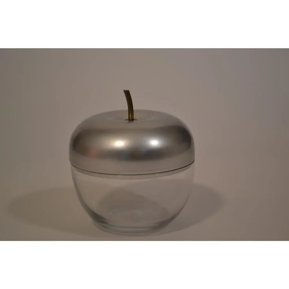 Apple rare Vintage Kensington Cortland Jam Jar Lurelle Guild Glass Brass c1938 - Picture 7 of 10